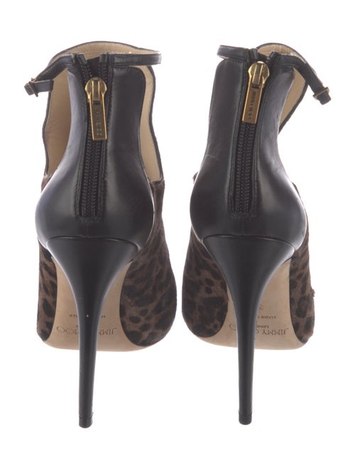 Jimmy Choo Ponyhair Animal Print T-Strap Pumps