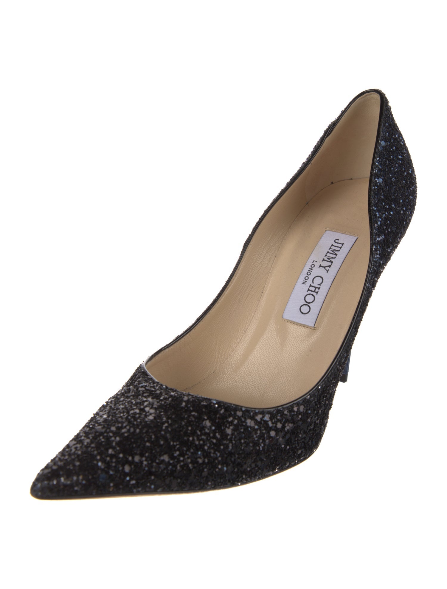 Jimmy Choo Glitter Glitter Accents Pumps