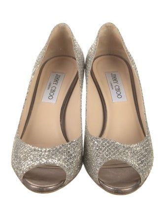 Jimmy Choo Glitter Glitter Accents Pumps