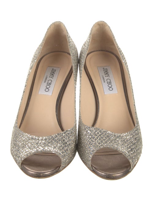Jimmy Choo Glitter Glitter Accents Pumps