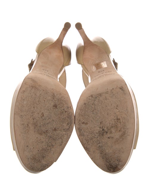 Jimmy Choo Patent Leather T-Strap Sandals