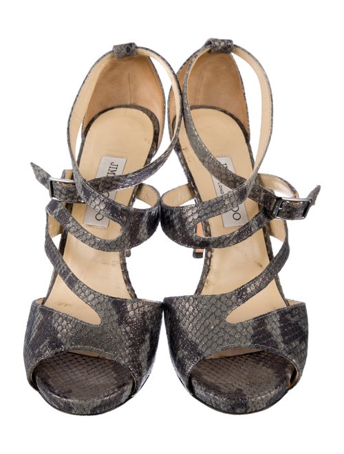 Jimmy Choo Animal Print Sandals