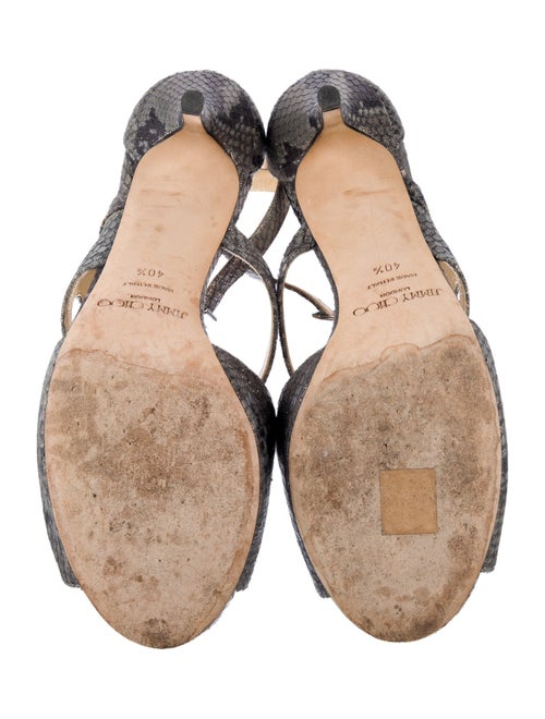 Jimmy Choo Animal Print Sandals