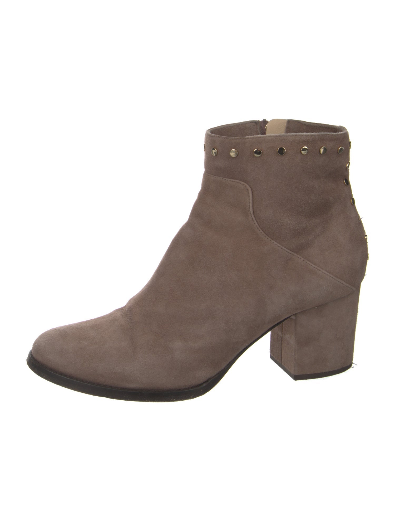 Jimmy Choo Suede Studded Accents Boots