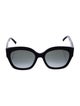 Jimmy Choo Oversize Tinted Sunglasses
