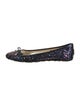 Jimmy Choo Glitter Printed Ballet Flats