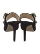 Jimmy Choo Suede Crystal Embellishments Slides