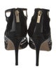 Jimmy Choo Patent Leather Cutout Accent Sandals