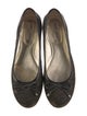 Jimmy Choo Bow Accents Ballet Flats
