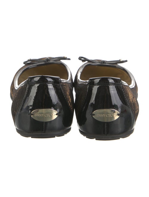 Jimmy Choo Bow Accents Ballet Flats