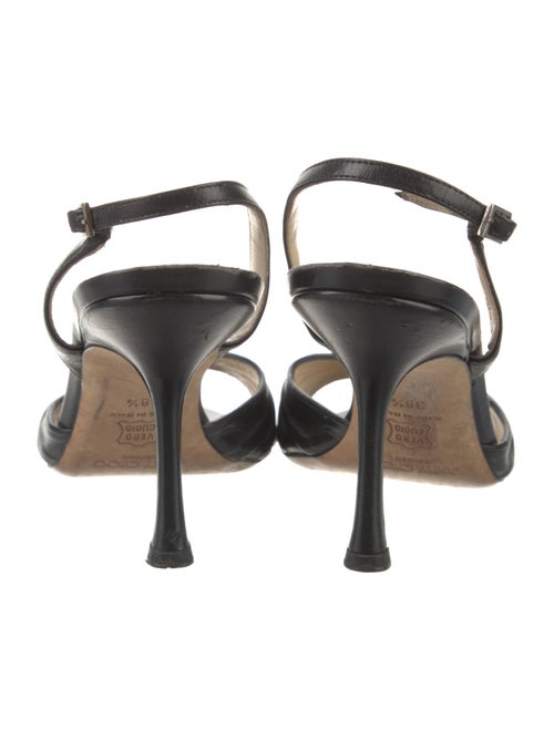 Jimmy Choo Leather Slingback Sandals