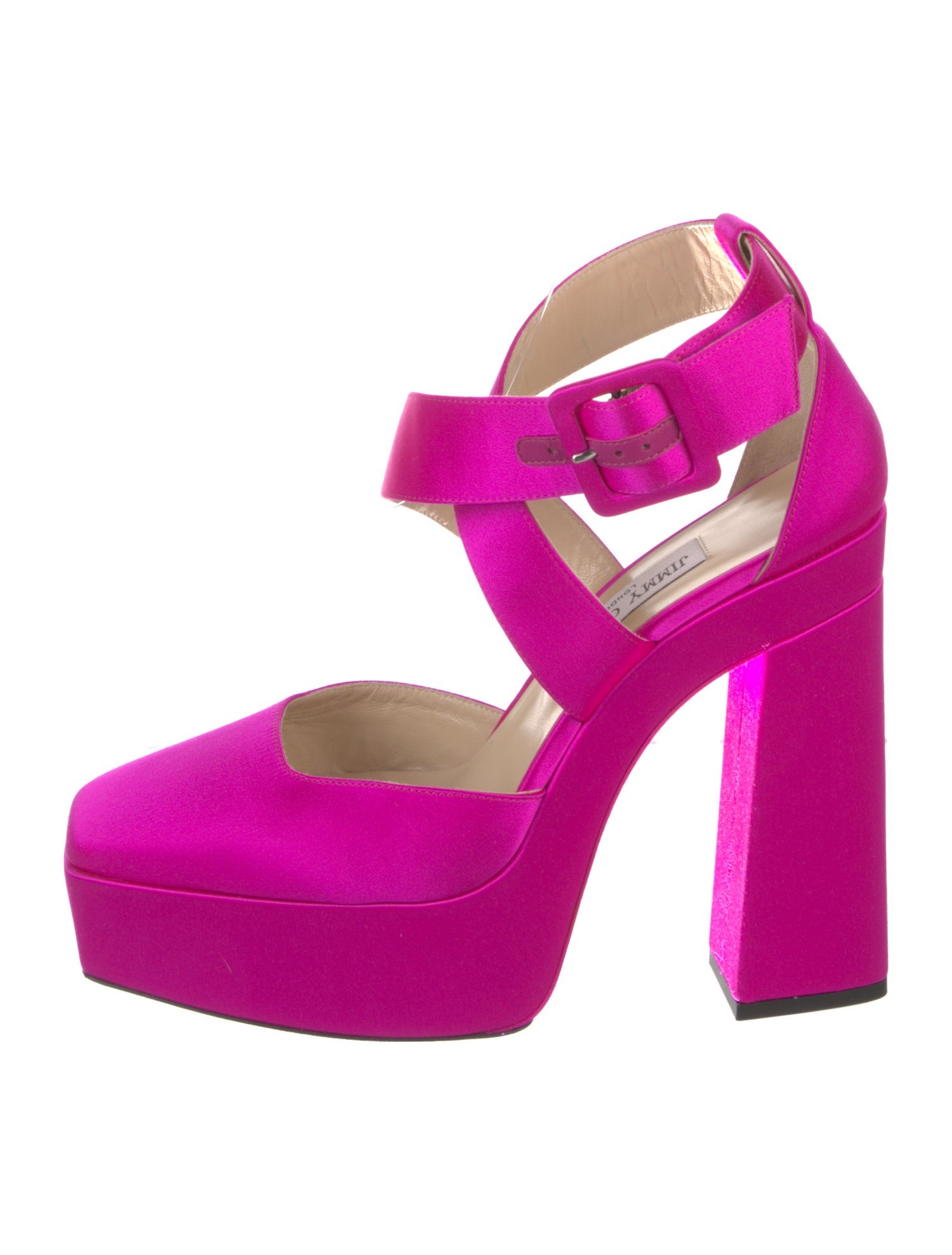 Jimmy Choo Satin Slingback Sandals