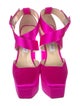 Jimmy Choo Satin Slingback Sandals
