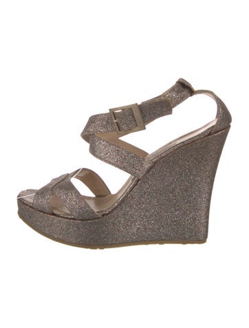 Jimmy Choo Sandals Glitter Espadrilles Us9, It39 | 9