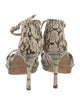 Jimmy Choo Leather Animal Print D'Orsay Pumps