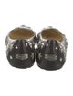 Jimmy Choo Leather Studded Accents Flats