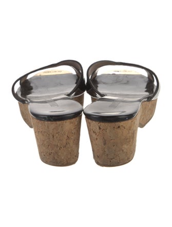 Jimmy Choo Patent Leather Slides