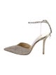 Jimmy Choo Glitter Glitter Accents D'Orsay Pumps