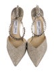Jimmy Choo Glitter Glitter Accents D'Orsay Pumps