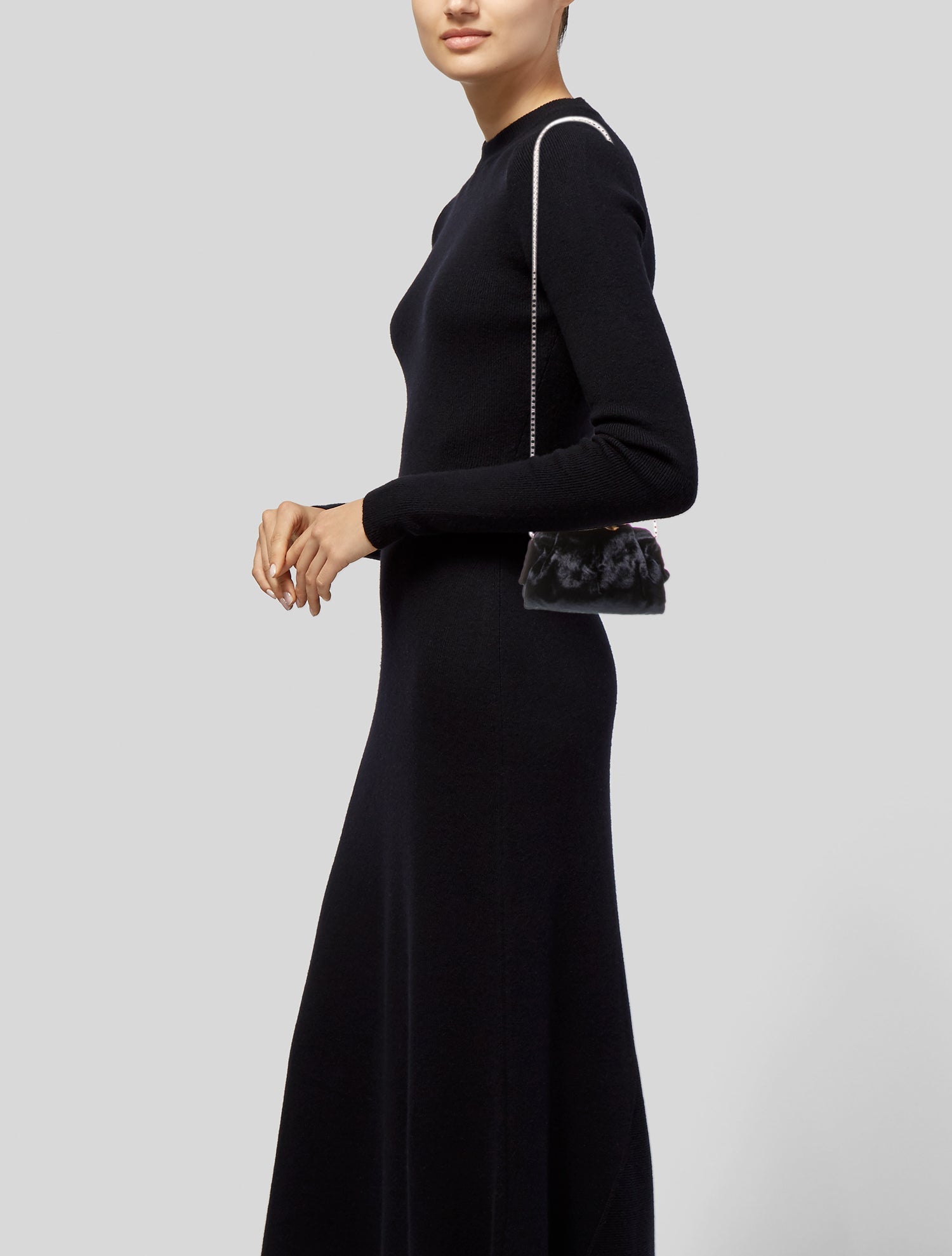 Jimmy Choo Velvet Evening Bag