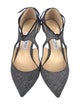 Jimmy Choo Suede Cutout Accent D'Orsay Pumps