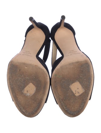 Jimmy Choo Suede T-Strap Pumps