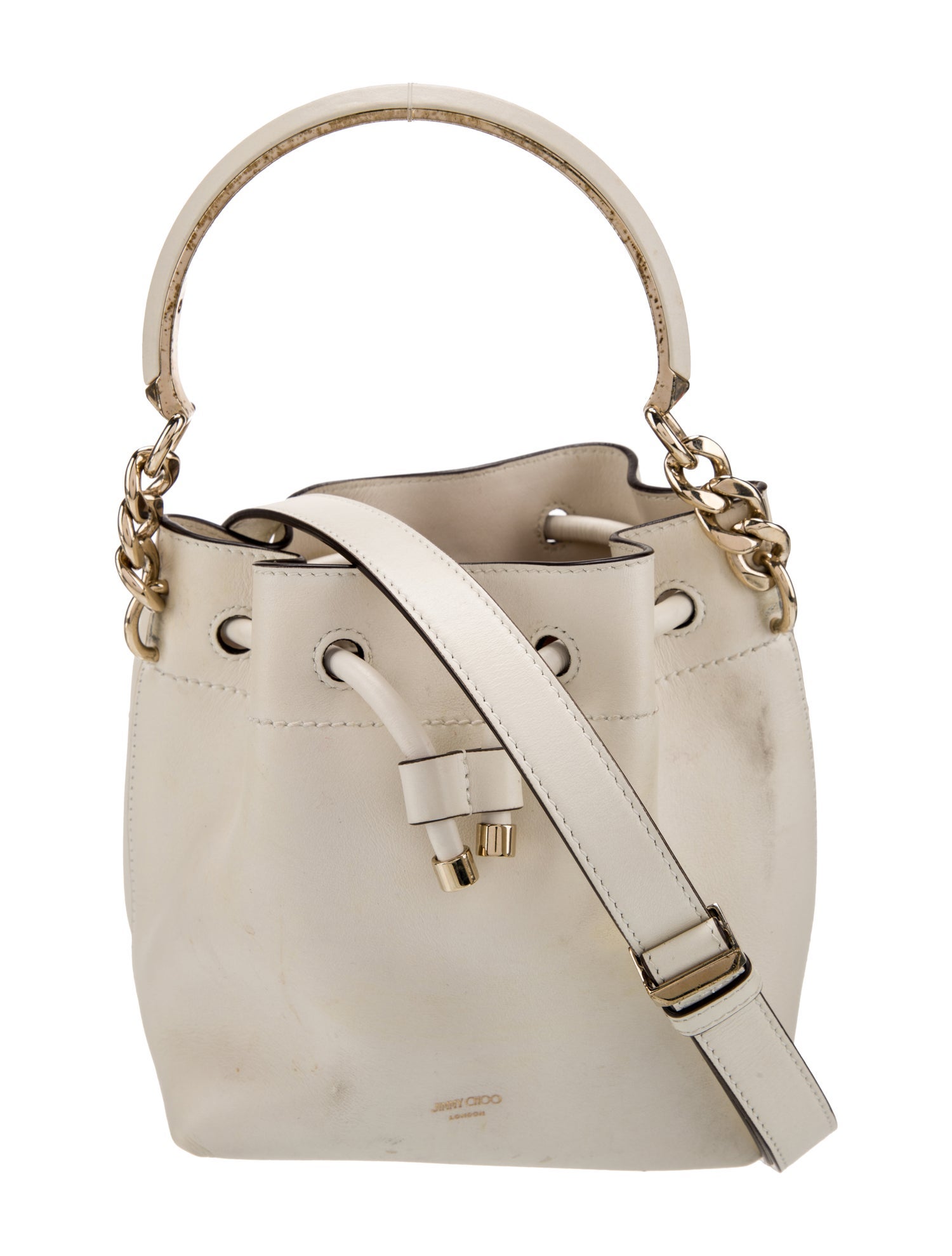 Jimmy Choo Leather Bucket Bag