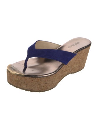 Jimmy Choo Suede Slides