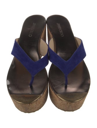 Jimmy Choo Suede Slides