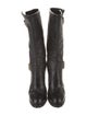 Jimmy Choo Leather Moto Boots