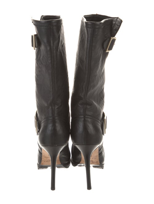 Jimmy Choo Leather Moto Boots