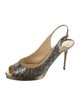 Jimmy Choo Glitter Glitter Accents Slingback Pumps