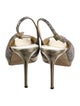 Jimmy Choo Glitter Glitter Accents Slingback Pumps