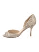 Jimmy Choo Leather Animal Print D'Orsay Pumps