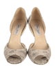 Jimmy Choo Leather Animal Print D'Orsay Pumps