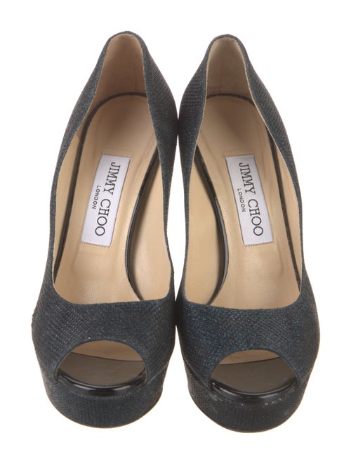 Jimmy Choo Glitter Accents Pumps