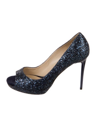 Jimmy Choo Glitter Glitter Accents Pumps