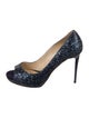 Jimmy Choo Glitter Glitter Accents Pumps