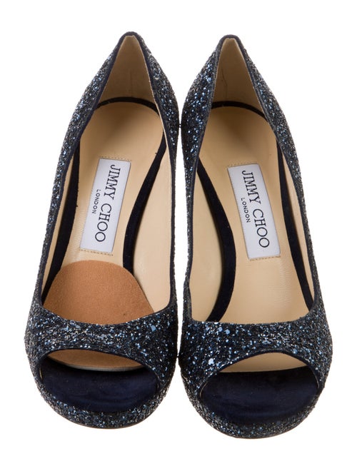 Jimmy Choo Glitter Glitter Accents Pumps
