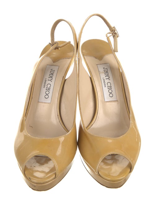 Jimmy Choo Patent Leather Slingback Pumps