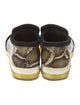 Jimmy Choo Embossed Leather Animal Print Sneakers