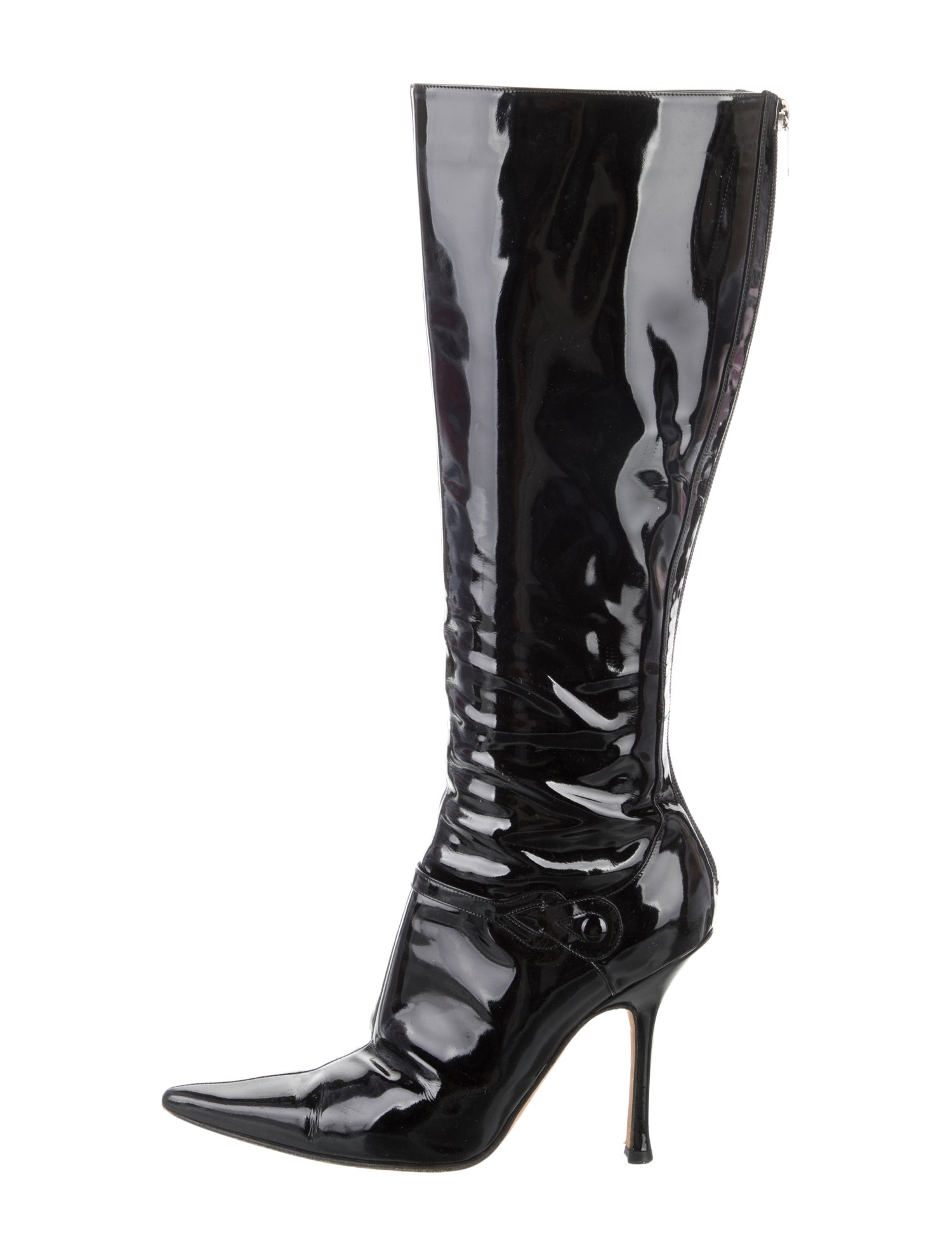 Jimmy Choo Vintage Patent Leather Boots