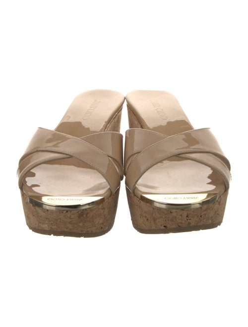 Jimmy Choo Patent Leather Slides