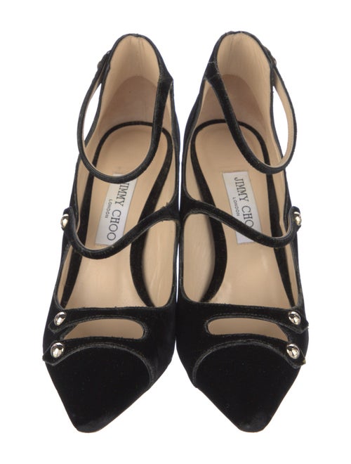 Jimmy Choo Velvet Pumps
