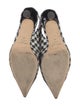 Jimmy Choo Felt Houndstooth Print Slingback Pumps
