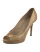 Jimmy Choo Patent Leather Leather Trim Embellishment Pumps