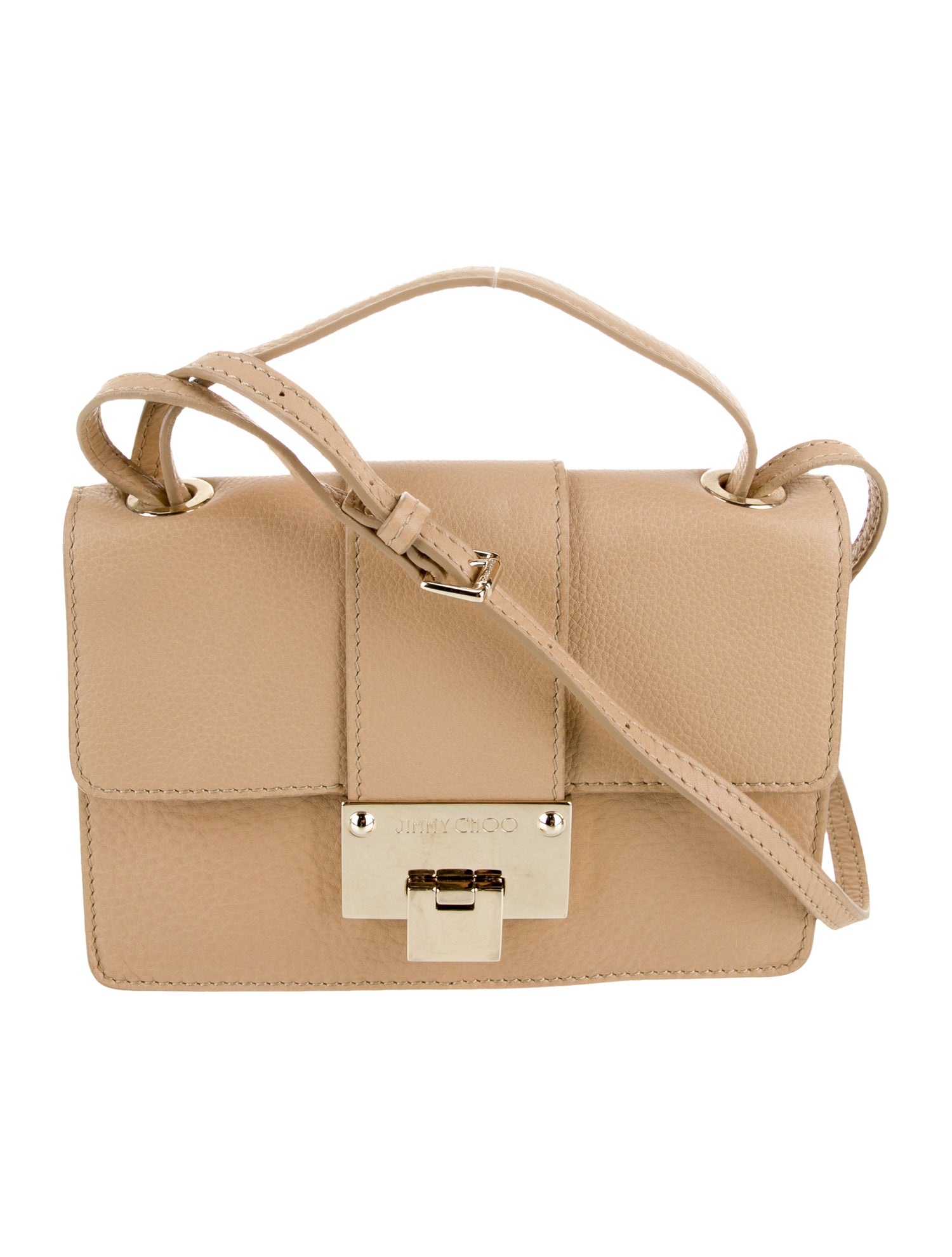 Jimmy Choo Leather Top Handle Bag