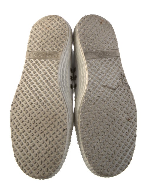 Jimmy Choo Leather Printed Sneakers