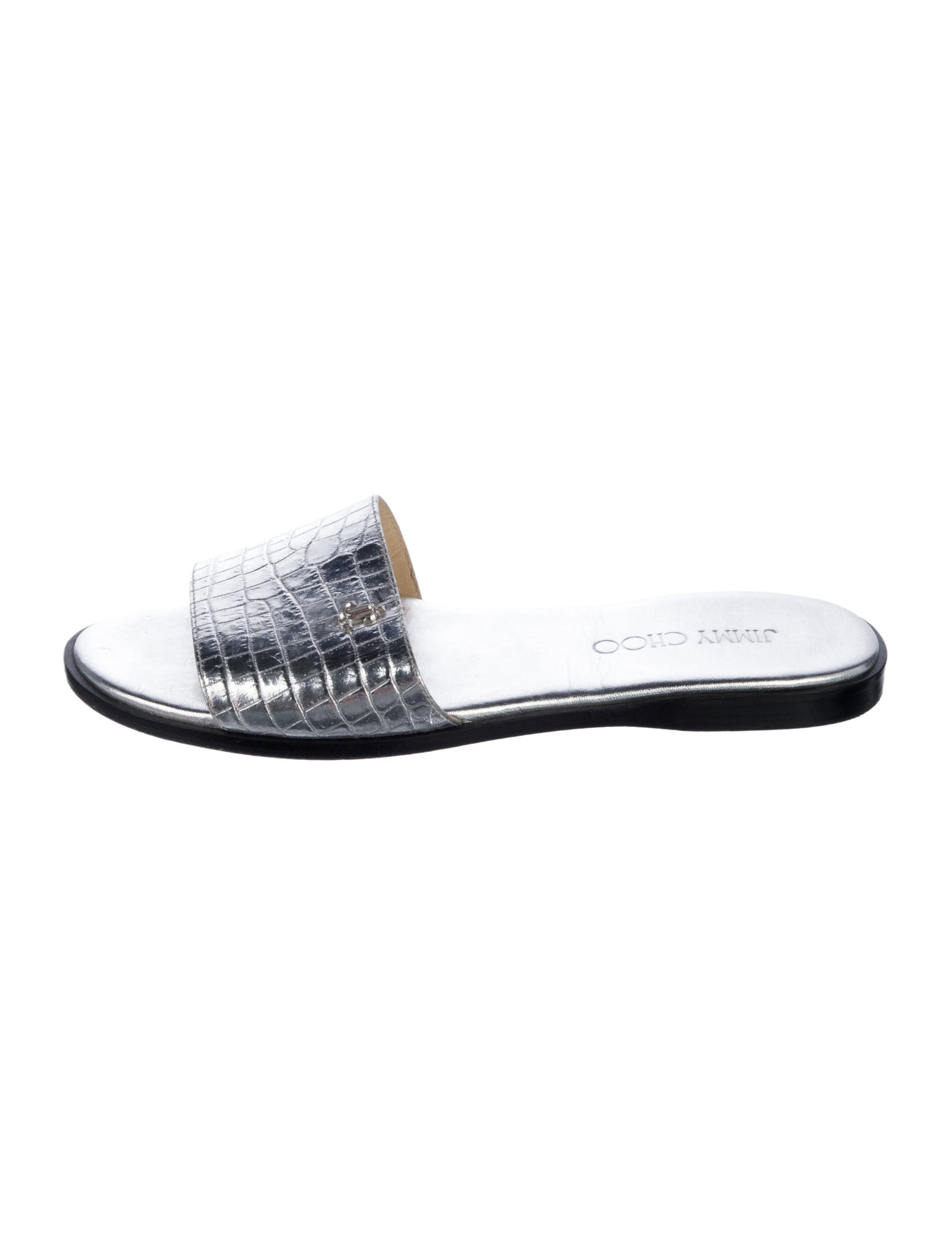 Jimmy Choo Leather Slides