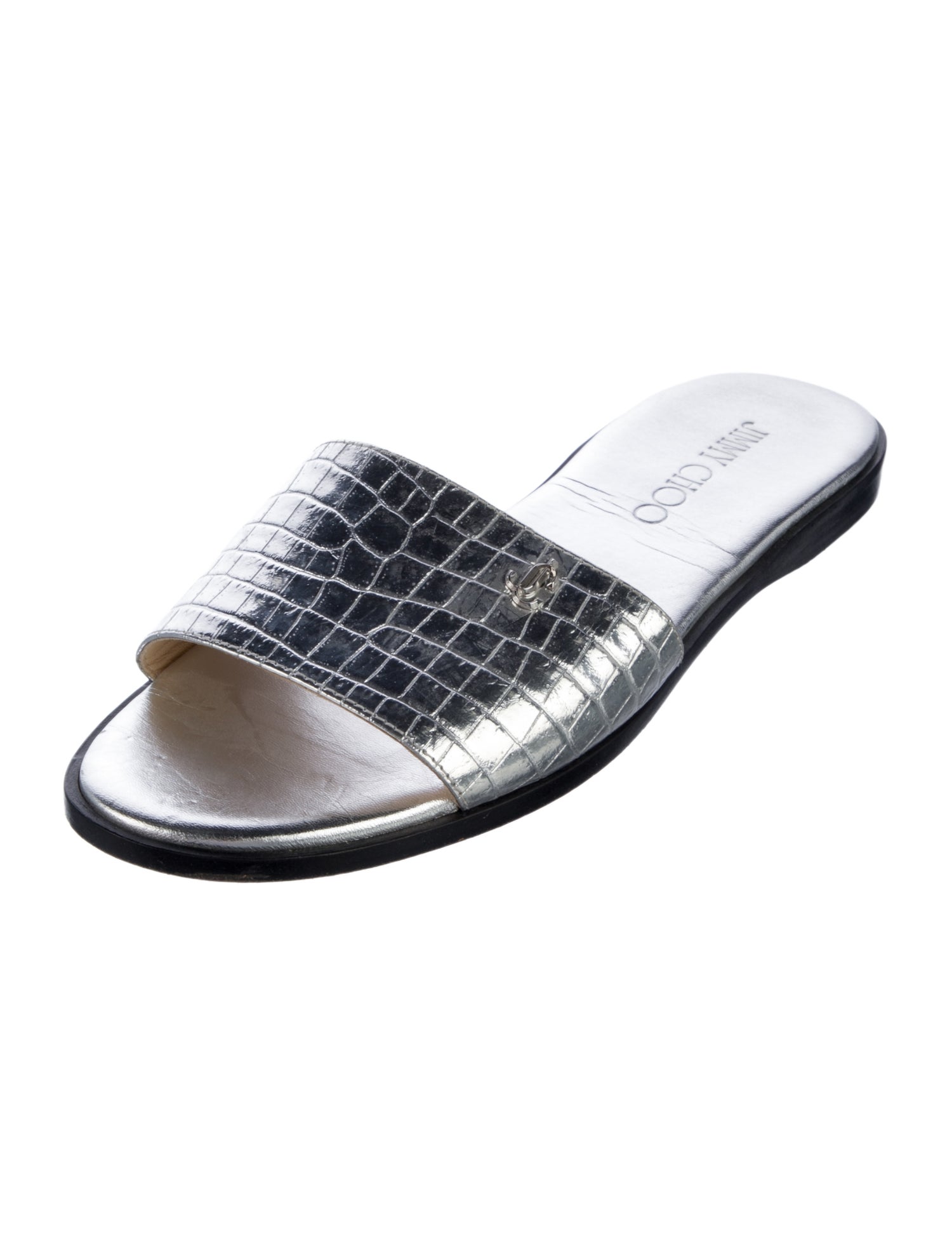 Jimmy Choo Leather Slides